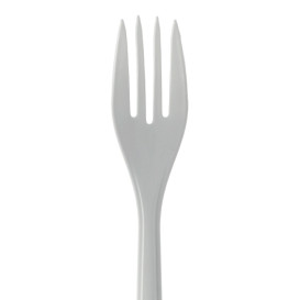 Reusable Fork PP Mineral "Hercules" White 185mm (50 Units)