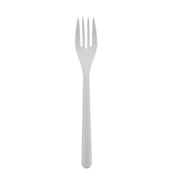 Reusable Fork PP Mineral "Hercules" White 185mm (1.000 Units) Reusable Fork PP Mineral "Hercules" White 185mm (1.000 Units)