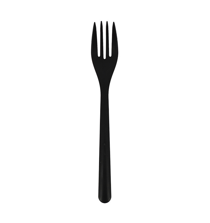 Reusable Fork PP Mineral "Hercules" Black 185mm (50 Units) Reusable Fork PP Mineral "Hercules" Black 185mm (50 Units)