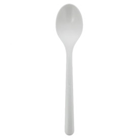 Reusable Spoon PP Mineral "Hercules" White 185mm (1.000 Units)