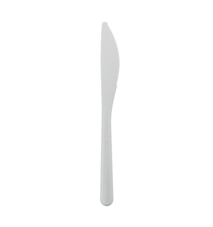 Reusable Knife PP Mineral "Hercules" White 185mm (50 Units) Reusable Knife PP Mineral "Hercules" White 185mm (50 Units)