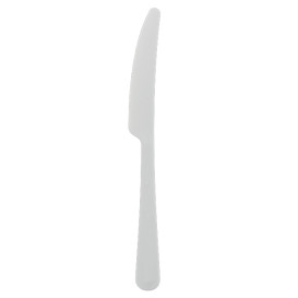 Reusable Knife PP Mineral "Gaia" White 197mm (10 Units)