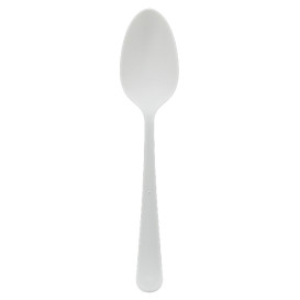 Reusable Spoon PP Mineral "Gaia" White 190mm (200 Units)