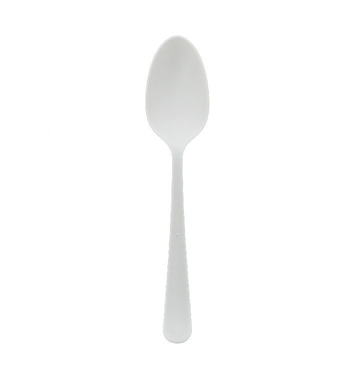 Reusable Spoon PP Mineral "Gaia" White 190mm (10 Units) Reusable Spoon PP Mineral "Gaia" White 190mm (10 Units)