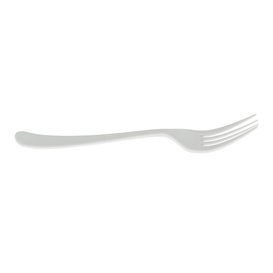 Reusable Fork PP Mineral "Gaia" White 190mm (600 Units)