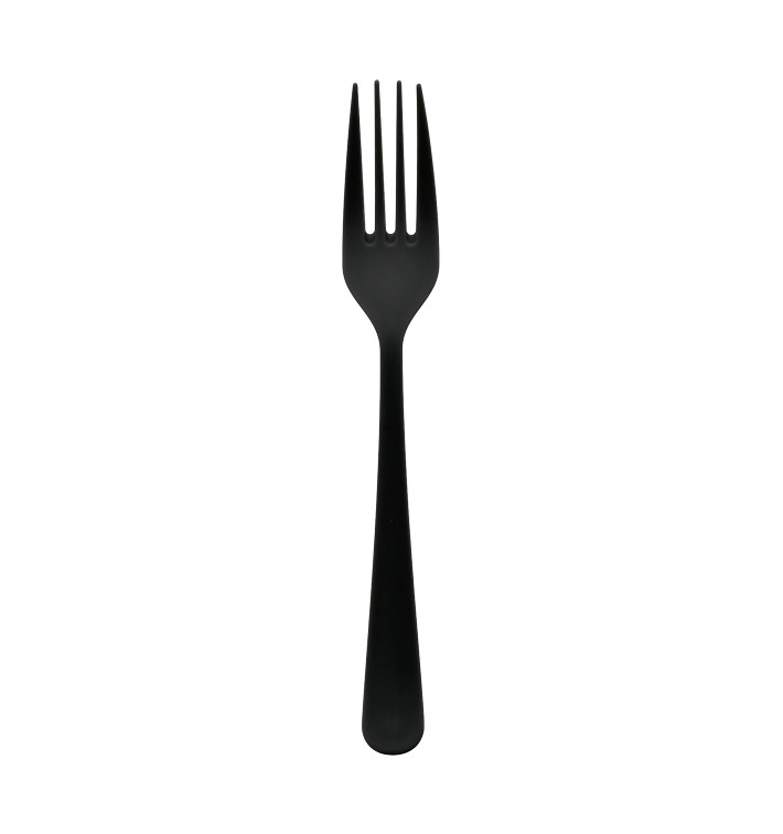 Reusable Fork PP Mineral "Gaia" Black 190mm (10 Units) Reusable Fork PP Mineral "Gaia" Black 190mm (10 Units)