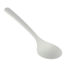 Reusable Teaspoon PP Mineral "Hercules" White 130mm (50 Units)