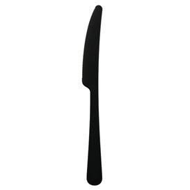 Reusable Knife PP Mineral "Gaia" Black 197mm (10 Units)