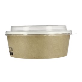 Paper Soup Bowl with Lid Kraft PP 33Oz/1000ml (100 Units)