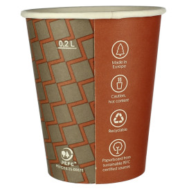 Paper Cup "Cupmatic" 9 Oz/280ml Ø8,0cm (50 Units)