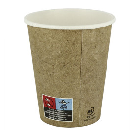Paper Cup Eco-Friendly-Friendly Kraft 6Oz/180ml Ø7,0cm (100 Units) 