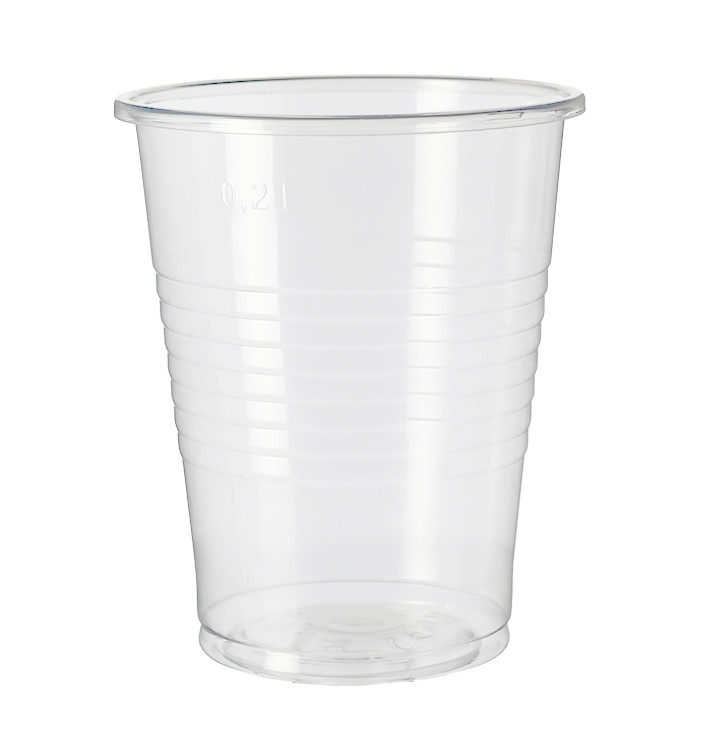 Plastic Cup PP Clear 240ml Ø7,34cm (2.000 Units) Plastic Cup PP Clear 240ml Ø7,34cm (2.000 Units)