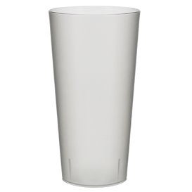 Plastic Cup PP Reusable Translucent 400ml (14 Units) 