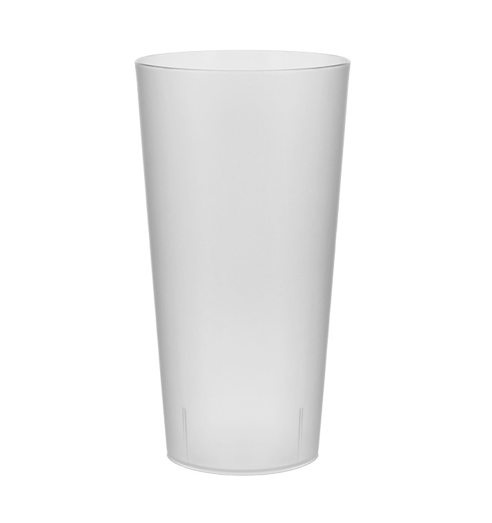 Plastic Cup PP Reusable Translucent 400ml (14 Units) Plastic Cup PP Reusable Translucent 400ml (14 Units)