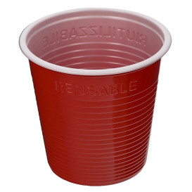 Plastic Shot PS Red 230 ml (30 Units) 