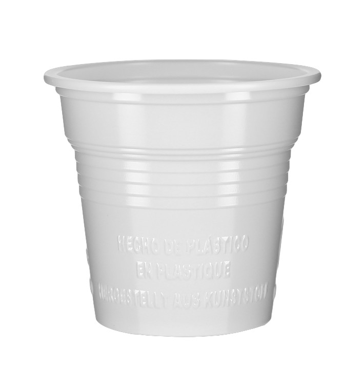 Plastic Shot PS White 80ml Ø5,7cm (100 Units) Plastic Shot PS White 80ml Ø5,7cm (100 Units)