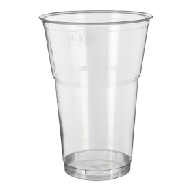 Reusable PS Cup "Diamant" Crystal 350ml Ø8,0cm (400 Units)