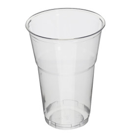 Reusable PS Cup "Diamant" Crystal 350ml Ø8,0cm (400 Units)