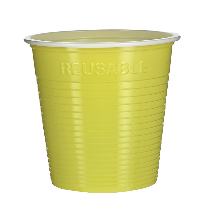Reusable Shot PS Bicolour Yellow 160ml (30 Units) Reusable Shot PS Bicolour Yellow 160ml (30 Units)