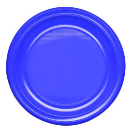Reusable Plate Deep Economic PS Dark Blue Ø20,5cm (25 Units) 