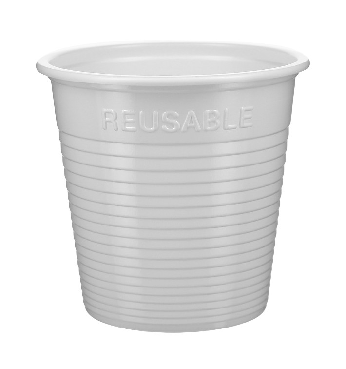 Reusable Economy Shot PS Bicolour White 230ml (420 Units) Reusable Economy Shot PS Bicolour White 230ml (420 Units)