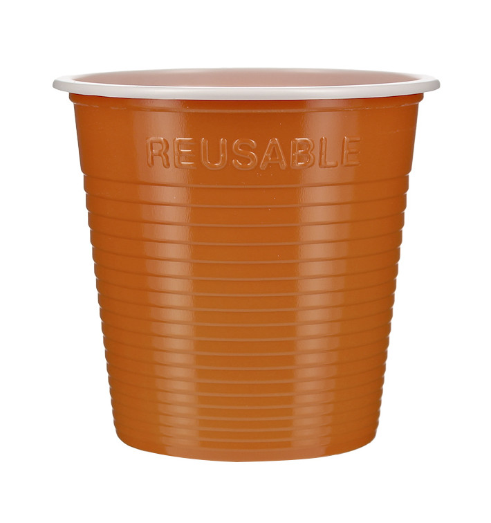 Reusable Economy Shot PS Bicolour Orange 160ml (450 Units) Reusable Economy Shot PS Bicolour Orange 160ml (450 Units)