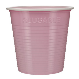 Reusable Economy Shot PS Bicolour Pink 230ml (30 Units) 