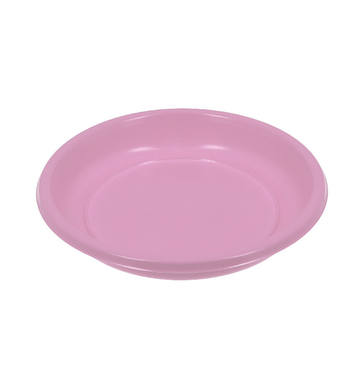 Reusable Plate Deep Economic PS Pink Ø20,5cm (150 Units) Reusable Plate Deep Economic PS Pink Ø20,5cm (150 Units)