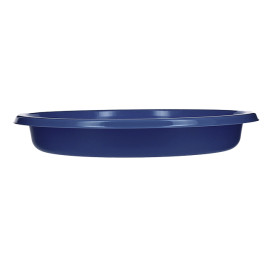 Reusable Plate Deep Economic PS Dark Blue Ø20,5cm (25 Units) 