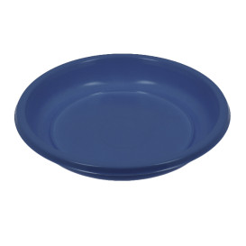 Reusable Plate Deep Economic PS Dark Blue Ø20,5cm (25 Units) 