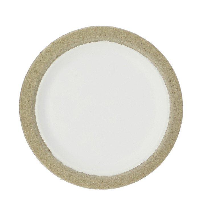 Biodegradable Bagasse Plate White Ø17,5cm (10 Units) Biodegradable Bagasse Plate White Ø17,5cm (10 Units)