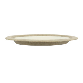 Biodegradable Bagasse Plate White Ø22,5cm (120 Units)