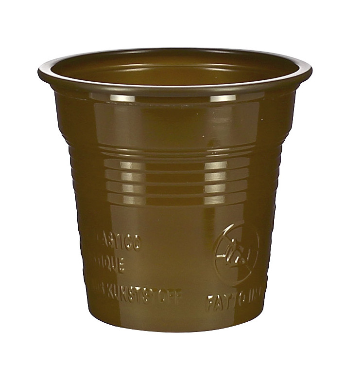 Plastic Shot PS Brown 80ml Ø5,7cm (2400 Units) Plastic Shot PS Brown 80ml Ø5,7cm (2400 Units)