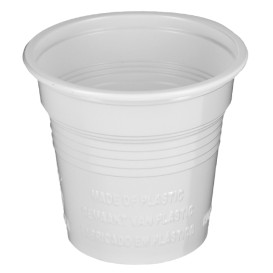 Plastic Shot PS White 80ml Ø5,7cm (4800 Units)