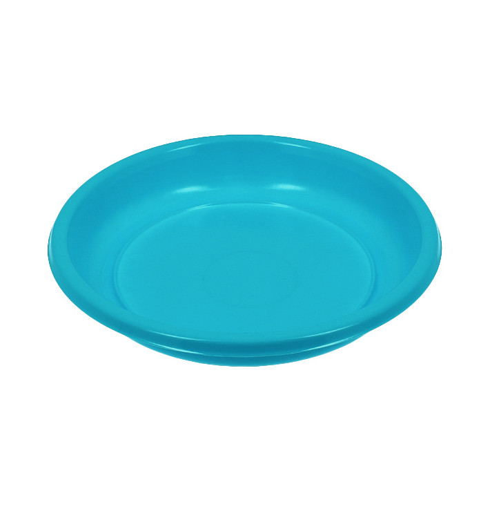 Reusable Plate Flat Economic PS Turquoise Ø20,5cm (150 Units) Reusable Plate Flat Economic PS Turquoise Ø20,5cm (150 Units)