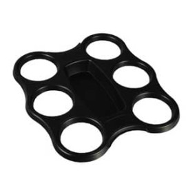 Plastic Cup Carrier PS Reusable Tray 6 Slots (1 Unit) 