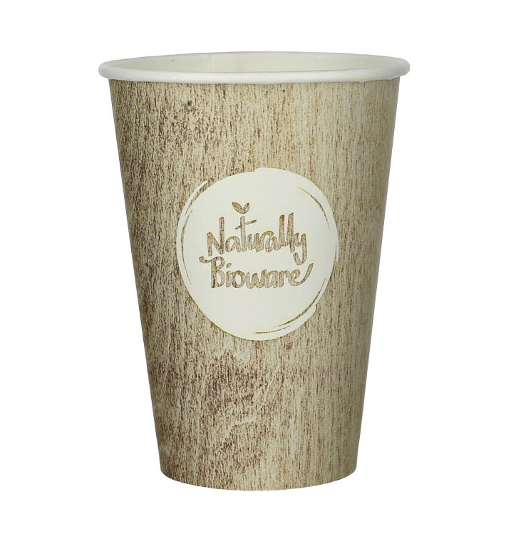 Paper Cup PLA "BioWare" Vending Eco-Friendly-Friendly 8 Oz/210ml Ø7,0cm (100 Units)