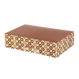 Box for Chocolates and Sweets Coral 19,5x13,5x5,3cm (100 Units)