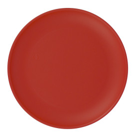 Reusable Plate Durable PP Mineral Red Ø23,5cm (54 Units)