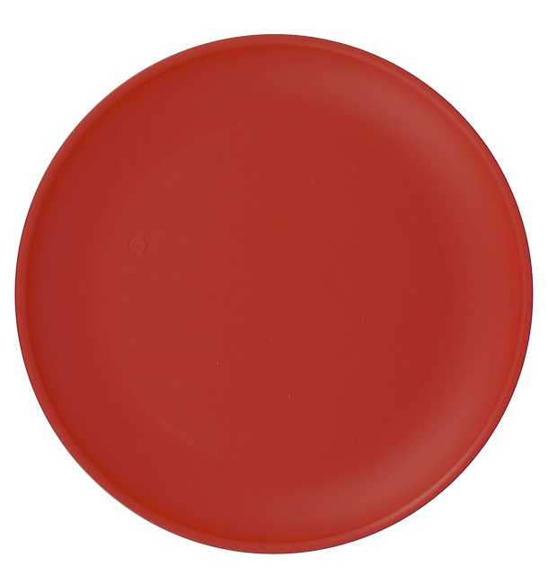 Reusable Plate Durable PP Mineral Red Ø23,5cm (54 Units)