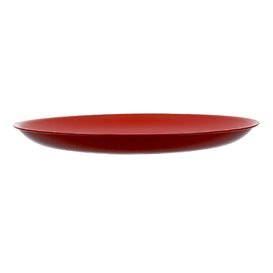 Reusable Plate Durable PP Mineral Red Ø23,5cm (54 Units)