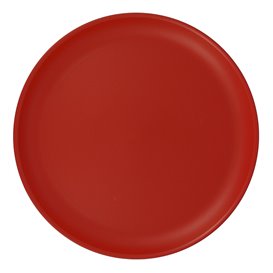 Reusable Plate Durable PP Mineral Red Ø27,5cm (54 Units)
