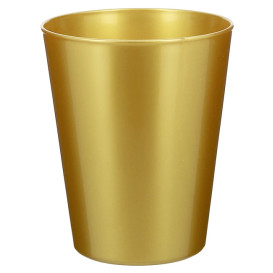 Reusable Cup Durable PP Mineral Gold 330ml (72 Units)