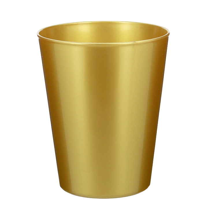 Reusable Cup Durable PP Mineral Gold 330ml (72 Units) Reusable Cup Durable PP Mineral Gold 330ml (72 Units)