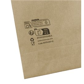 Paper Fries Envelope Grease-Proof Kraft 12x12cm (3000 Units)