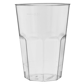 Plastic Cup PS Crystal "Deco" Clear 300 ml (30 Units)