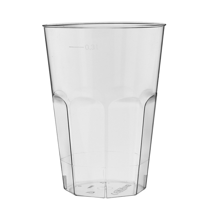 Plastic Cup PS Crystal "Deco" Clear 300 ml (450 Units)