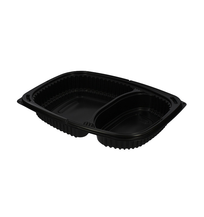 Plastic Container PP Rectangular Shape 2C 1050ml 25,5x18,9x4,5cm (320 Units) Plastic Container PP Rectangular Shape 2C 1050ml 25,5x18,9x4,5cm (320 Units)