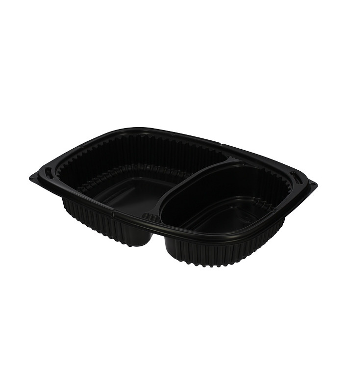 Plastic Container PP Rectangular Shape 2C 1250ml 25,5x18,9x4,5cm (40 Units) Plastic Container PP Rectangular Shape 2C 1250ml 25,5x18,9x4,5cm (40 Units)