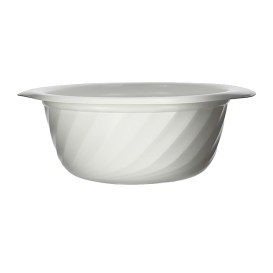 Plastic Deli Container PP Round Shape White 400ml Ø14,4cm (600 Units)